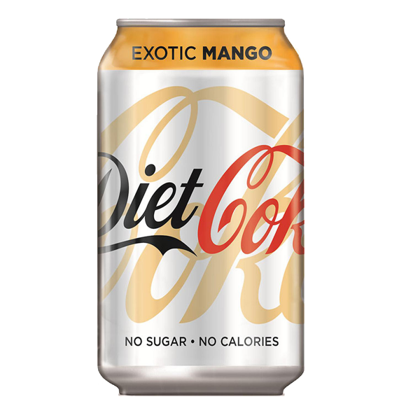Coke exotic mango zero