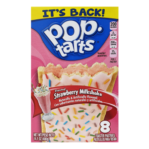 Pop tarts strawberry milshake