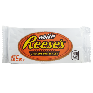 Reese’s 2 peanut butter cups white