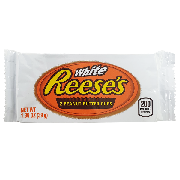Reese’s 2 peanut butter cups white