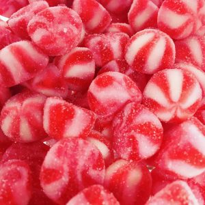 Bisous twist rouge sucré