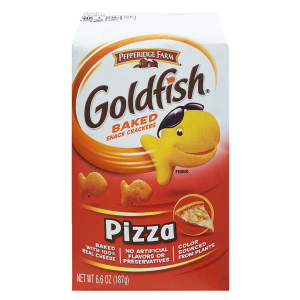 Goldfish pizza