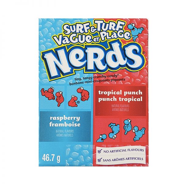 Nerds fruits tropicaux et framboise