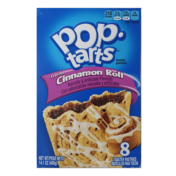 Pop tarts cinnamon roll