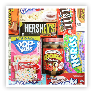 Produits américains sucrés