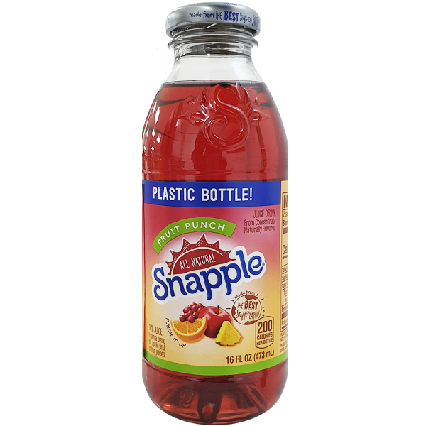 Snapple fruit punch